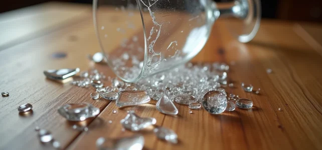 Casser du verre blanc : origines et véritables significations de ce présage ancien